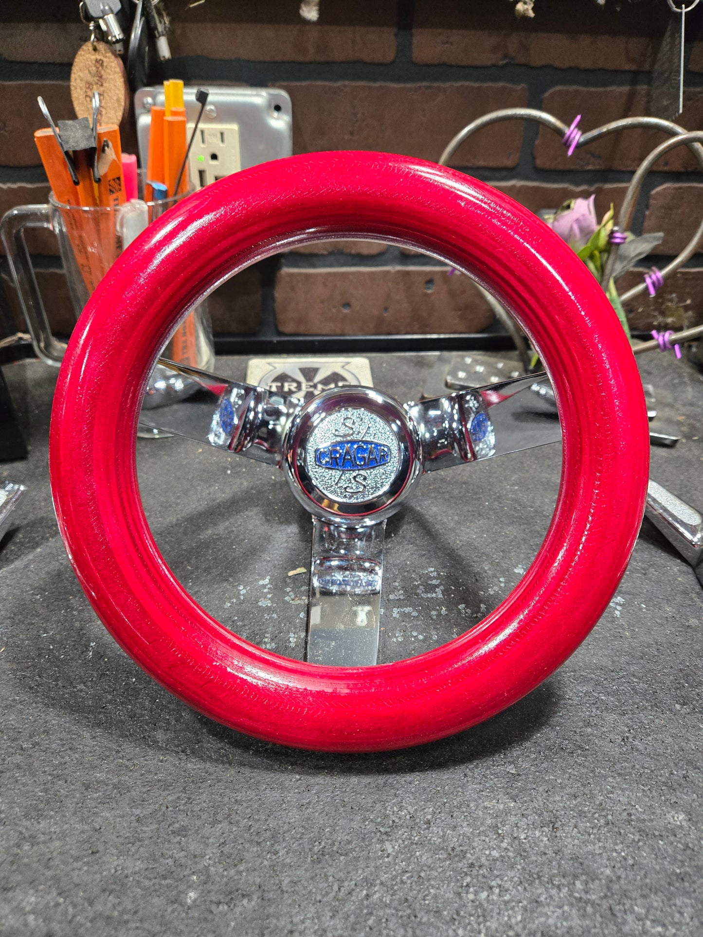 9 inch Wooden Steering Wheel