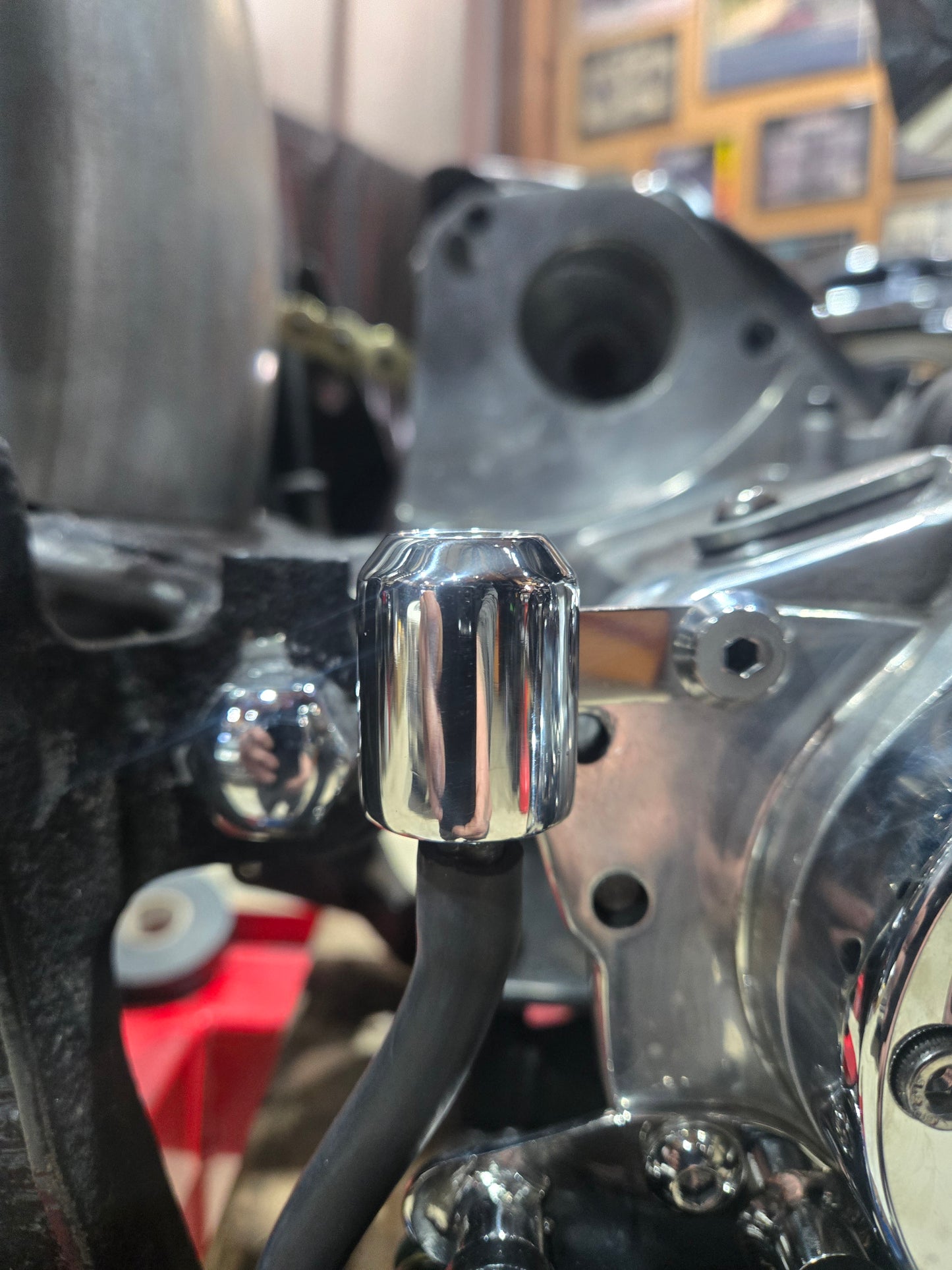 Stainless steel Remote master cylinder resivoir.