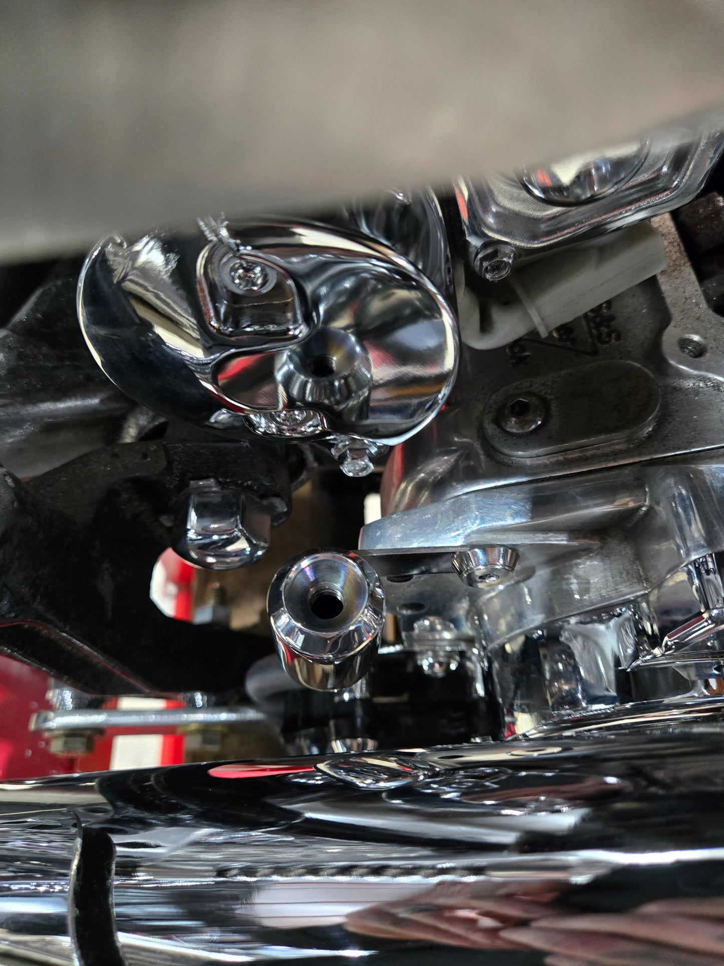 Stainless steel Remote master cylinder resivoir.