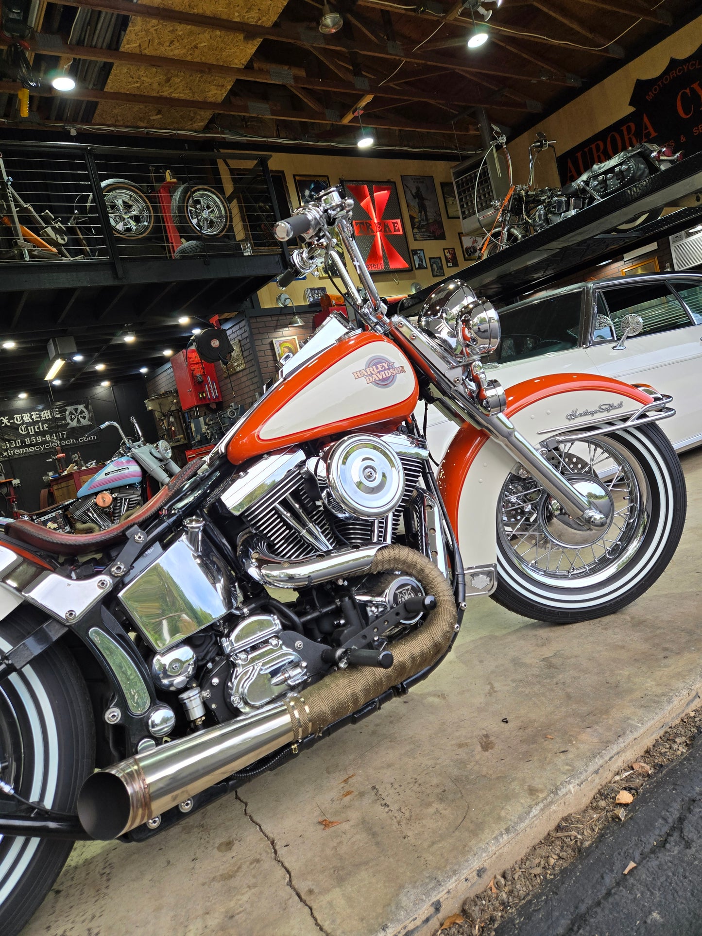 Stainless steel Mid controls for all big twins with 5 or 6  speed trans with oval inspection primary cover.